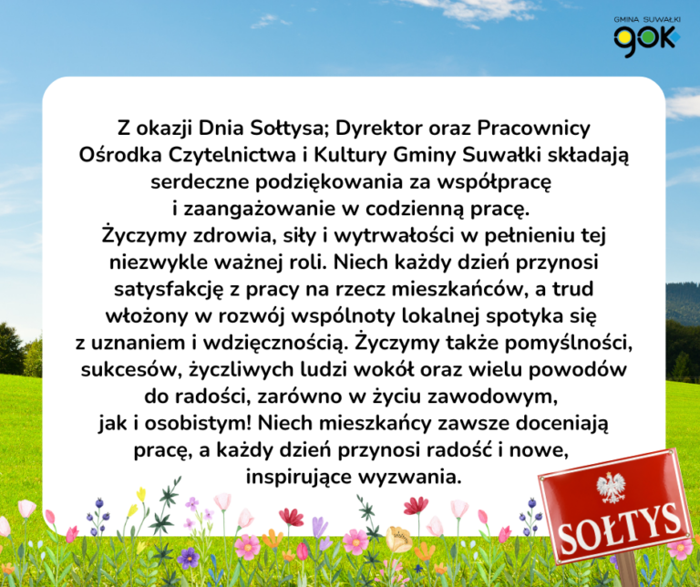 Dzień Sołtysa – Życzenia